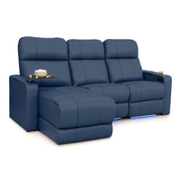 Monterey Chaise CoolZeroᵀᴹ Italian Leather Home Theater Seating