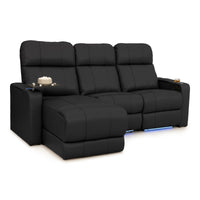 Monterey Chaise CoolZeroᵀᴹ Italian Leather Home Theater Seating