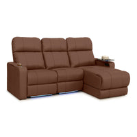 Monterey Chaise CoolZeroᵀᴹ Italian Leather Home Theater Seating
