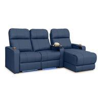 Monterey Chaise CoolZeroᵀᴹ Italian Leather Home Theater Seating