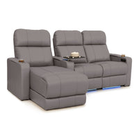 Monterey Chaise CoolZeroᵀᴹ Italian Leather Home Theater Seating