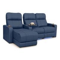 Monterey Chaise CoolZeroᵀᴹ Italian Leather Home Theater Seating