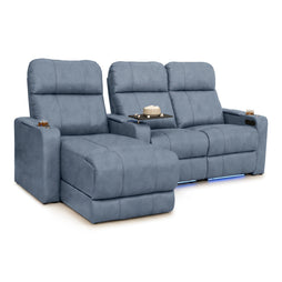 Monterey Chaise CoolZeroᵀᴹ Italian Leather Home Theater Seating