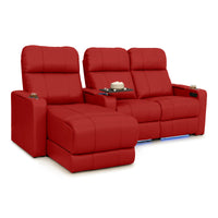 Monterey Chaise CoolZeroᵀᴹ Italian Leather Home Theater Seating