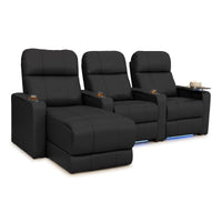 Monterey Chaise CoolZeroᵀᴹ Italian Leather Home Theater Seating
