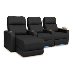 Monterey Chaise CoolZeroᵀᴹ Italian Leather Home Theater Seating