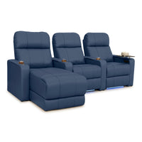 Monterey Chaise CoolZeroᵀᴹ Italian Leather Home Theater Seating