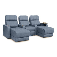 Monterey Chaise CoolZeroᵀᴹ Italian Leather Home Theater Seating