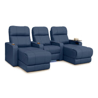 Monterey Chaise CoolZeroᵀᴹ Italian Leather Home Theater Seating