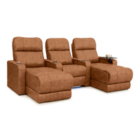 Monterey Chaise CoolZeroᵀᴹ Italian Leather Home Theater Seating