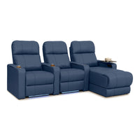 Monterey Chaise CoolZeroᵀᴹ Italian Leather Home Theater Seating