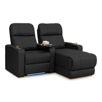 Monterey Chaise CoolZeroᵀᴹ Italian Leather Home Theater Seating