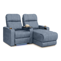 Monterey Chaise CoolZeroᵀᴹ Italian Leather Home Theater Seating