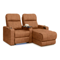 Monterey Chaise CoolZeroᵀᴹ Italian Leather Home Theater Seating