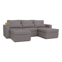 Diamante Home Theater Sectional Sofa w/ Chaise