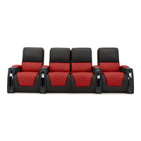 Apex CoolZeroᵀᴹ Italian Leather Two-Tone Home Theater Seating