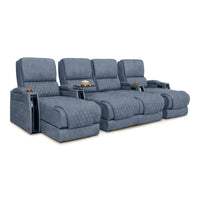 Apex Chaise CoolZeroᵀᴹ Italian Leather Home Theater Seating