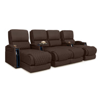 Apex Chaise CoolZeroᵀᴹ Italian Leather Home Theater Seating