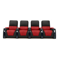 Apex CoolZeroᵀᴹ Italian Leather Two-Tone Home Theater Seating