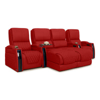 Apex Chaise CoolZeroᵀᴹ Italian Leather Home Theater Seating