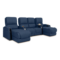 Apex Chaise CoolZeroᵀᴹ Italian Leather Home Theater Seating
