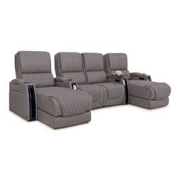 Apex Chaise CoolZeroᵀᴹ Italian Leather Home Theater Seating