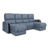 Apex Chaise CoolZeroᵀᴹ Italian Leather Home Theater Seating