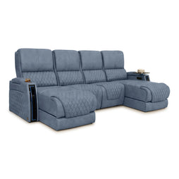 Apex Chaise CoolZeroᵀᴹ Italian Leather Home Theater Seating