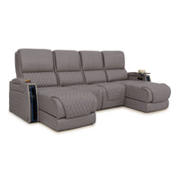 Apex Chaise CoolZeroᵀᴹ Italian Leather Home Theater Seating