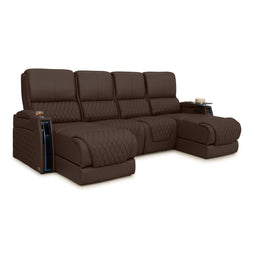 Apex Chaise CoolZeroᵀᴹ Italian Leather Home Theater Seating