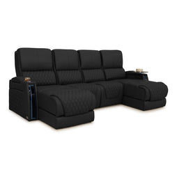 Apex Chaise CoolZeroᵀᴹ Italian Leather Home Theater Seating