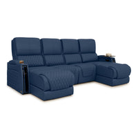 Apex Chaise CoolZeroᵀᴹ Italian Leather Home Theater Seating