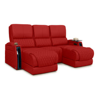 Apex Chaise CoolZeroᵀᴹ Italian Leather Home Theater Seating