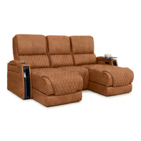 Apex Chaise CoolZeroᵀᴹ Italian Leather Home Theater Seating