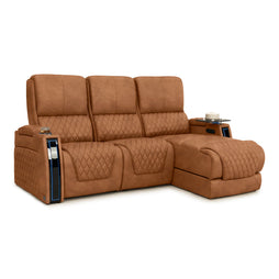 Apex Chaise CoolZeroᵀᴹ Italian Leather Home Theater Seating