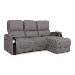Apex Chaise CoolZeroᵀᴹ Italian Leather Home Theater Seating