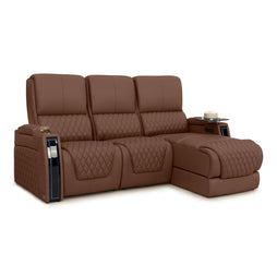 Apex Chaise CoolZeroᵀᴹ Italian Leather Home Theater Seating