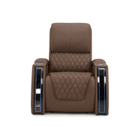 Apex CoolZeroᵀᴹ Italian Leather Home Theater Seating Single Recliner
