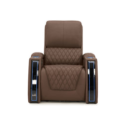 Apex CoolZeroᵀᴹ Italian Leather Home Theater Seating Single Recliner