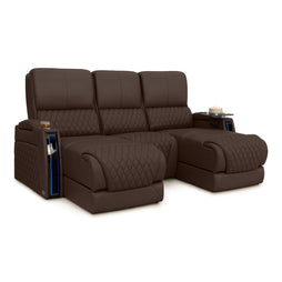 Apex Chaise CoolZeroᵀᴹ Italian Leather Home Theater Seating