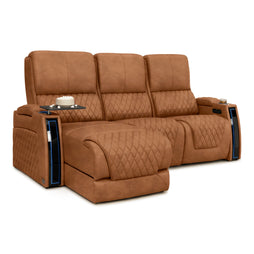 Apex Chaise CoolZeroᵀᴹ Italian Leather Home Theater Seating