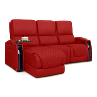 Apex Chaise CoolZeroᵀᴹ Italian Leather Home Theater Seating