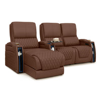 Apex Chaise CoolZeroᵀᴹ Italian Leather Home Theater Seating