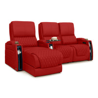 Apex Chaise CoolZeroᵀᴹ Italian Leather Home Theater Seating