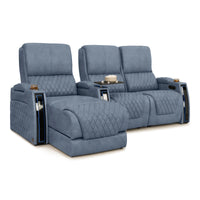 Apex Chaise CoolZeroᵀᴹ Italian Leather Home Theater Seating