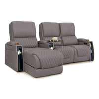 Apex Chaise CoolZeroᵀᴹ Italian Leather Home Theater Seating