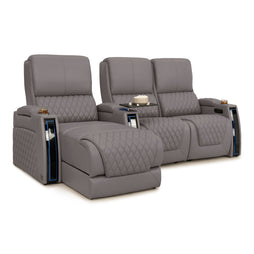 Apex Chaise CoolZeroᵀᴹ Italian Leather Home Theater Seating