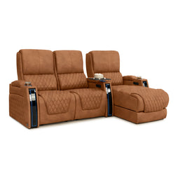 Apex Chaise CoolZeroᵀᴹ Italian Leather Home Theater Seating