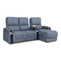 Apex Chaise CoolZeroᵀᴹ Italian Leather Home Theater Seating