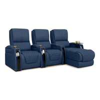 Apex Chaise CoolZeroᵀᴹ Italian Leather Home Theater Seating